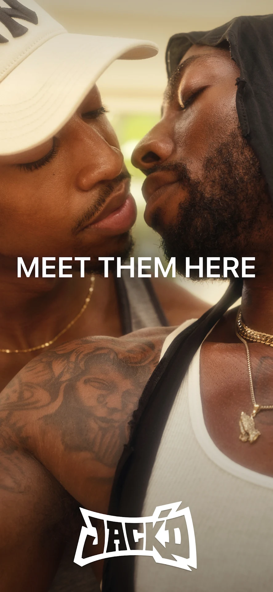 Jack'd 프로필 탐색 화면