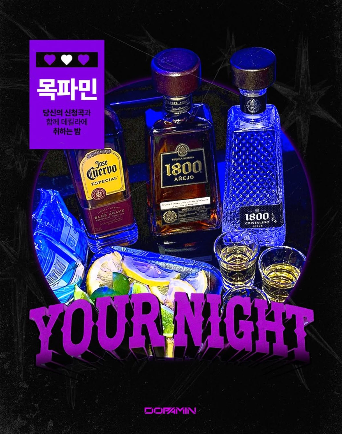 도파민 목파민 : YOUR NIGHT 공지 포스터