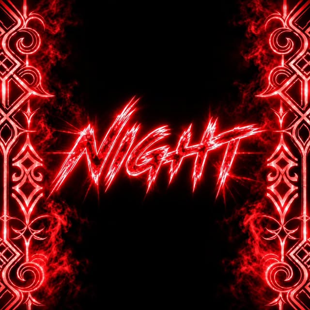 카무이 NEON NIGHT 공지 포스터
