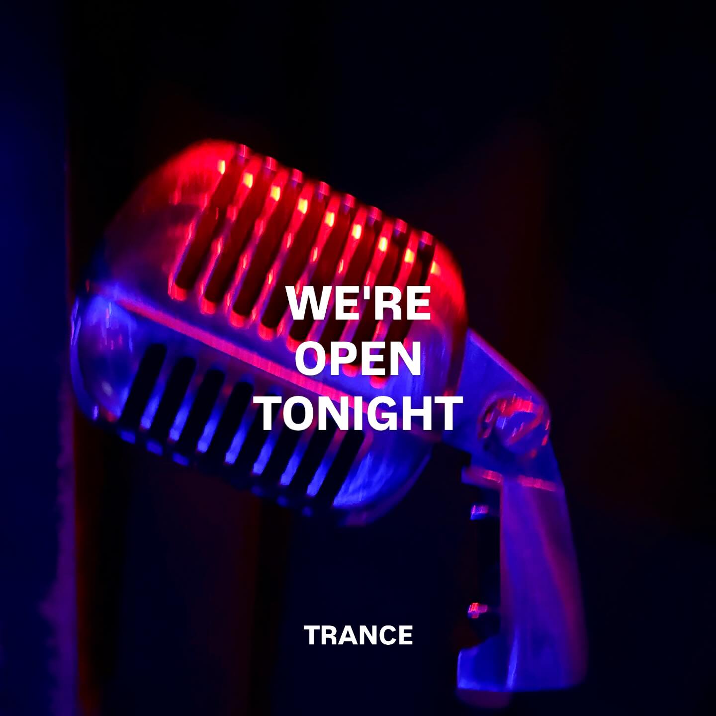 TRANCE 영업 안내 마이크 이미지