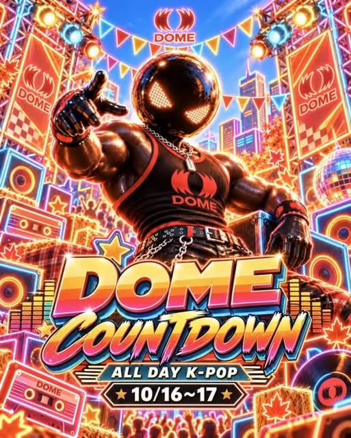 DOMECOUNTDOWN 공지 포스터